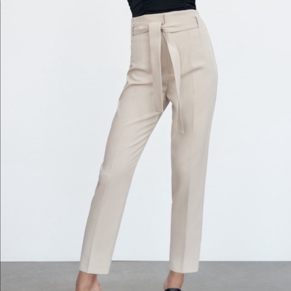 Zara high waisted trouser